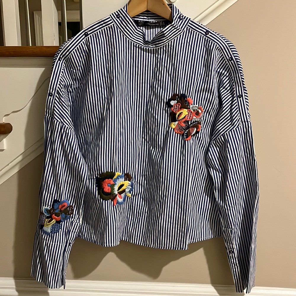 Zara Embroidered Top